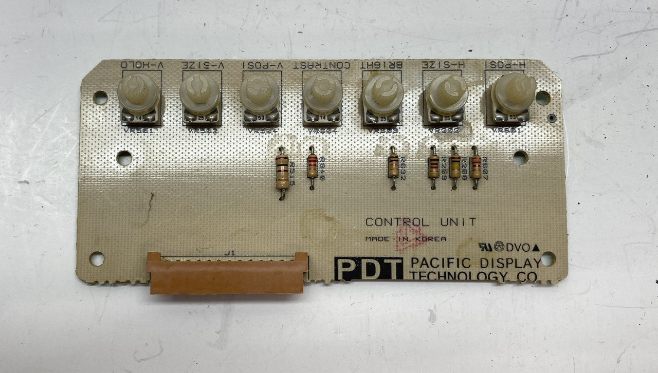 PDT Monitor Remote Adjustment Board