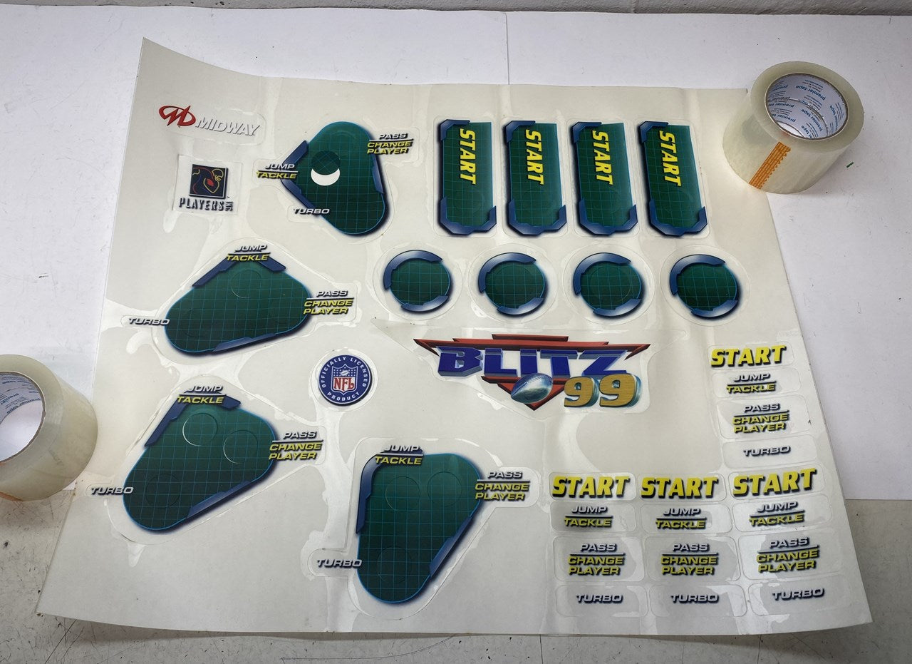 NFL Blitz '99 CPO and Decals (NOS)