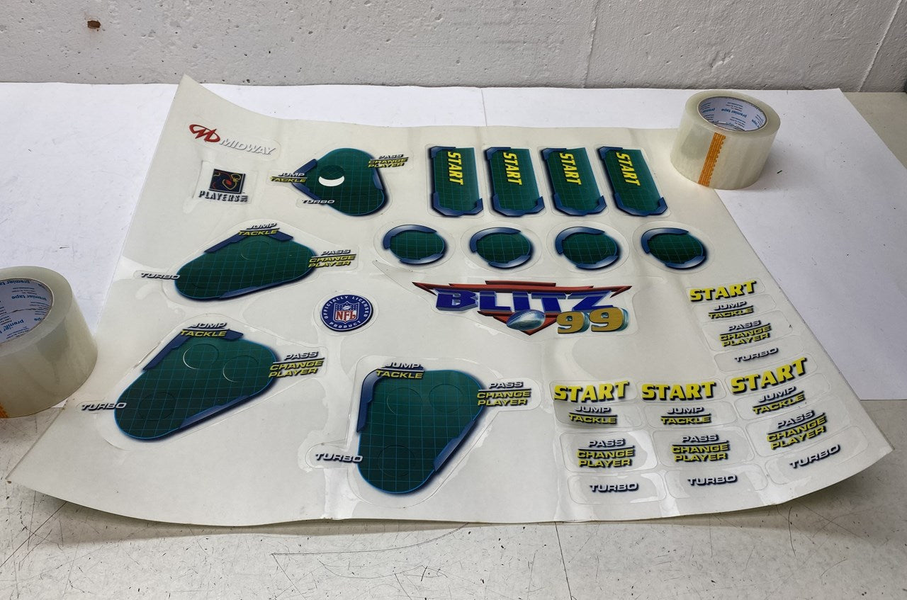 NFL Blitz '99 CPO and Decals (NOS)