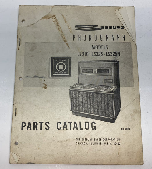 Seeburg LS310, LS325, LS325N Parts Catalog