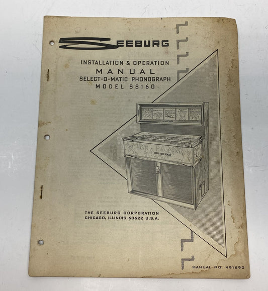 Seeburg SS160 Installation and Operation Manual