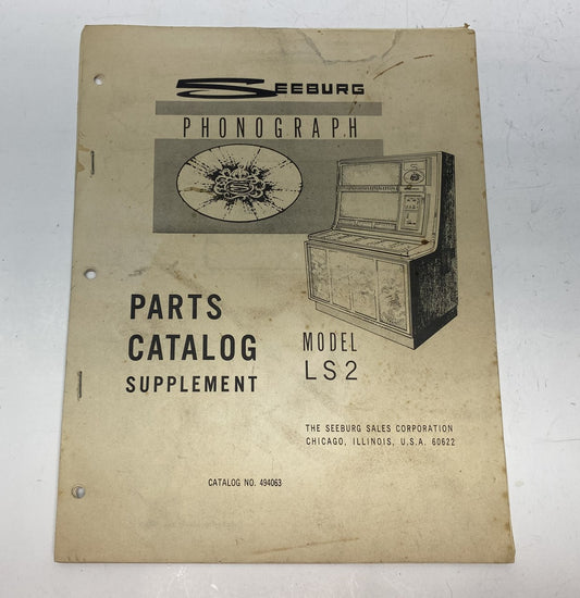 Seeburg LS2 Parts Catalog Supplement