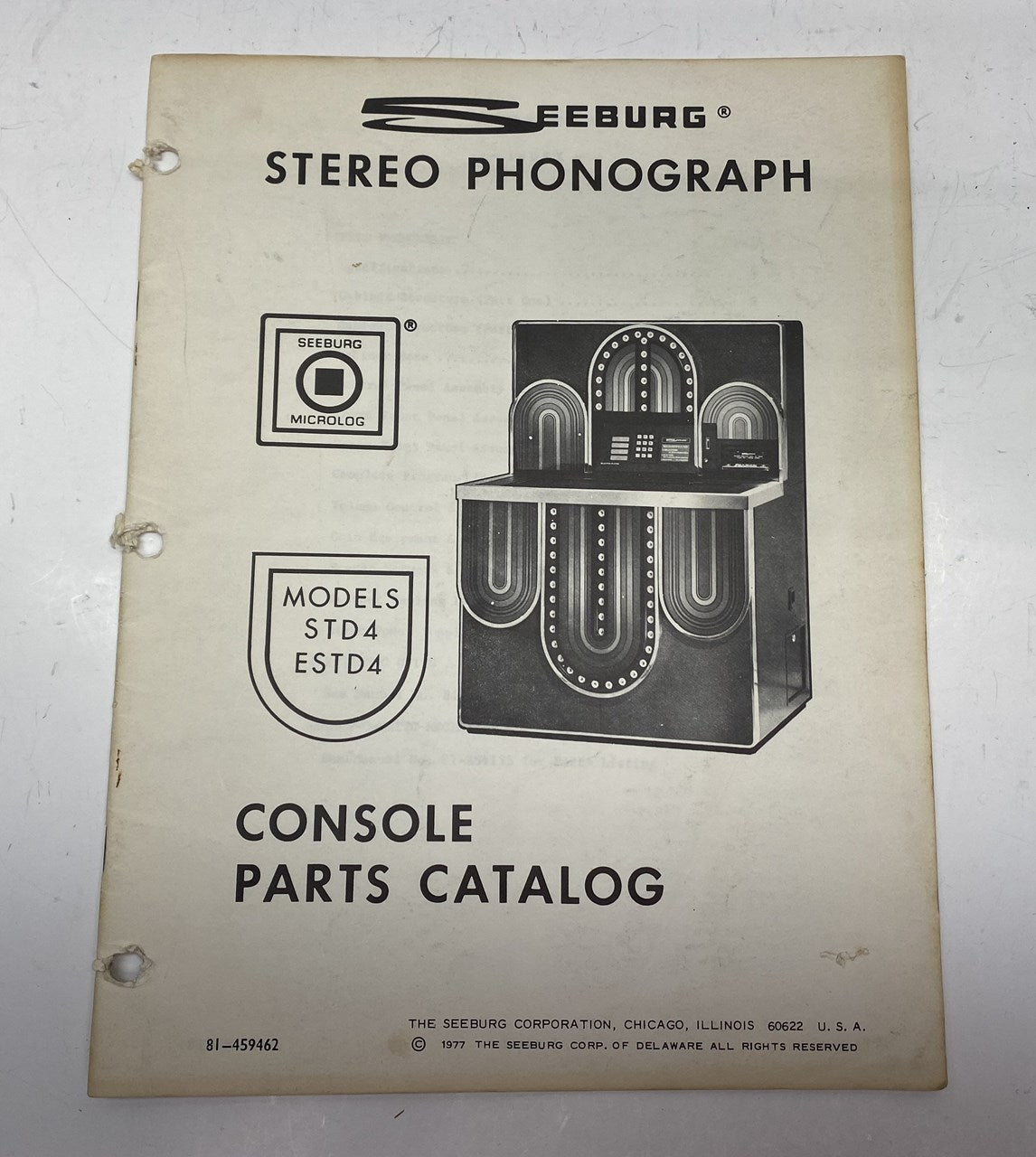 Seeburg STD4 and ESTD4 Parts Catalog