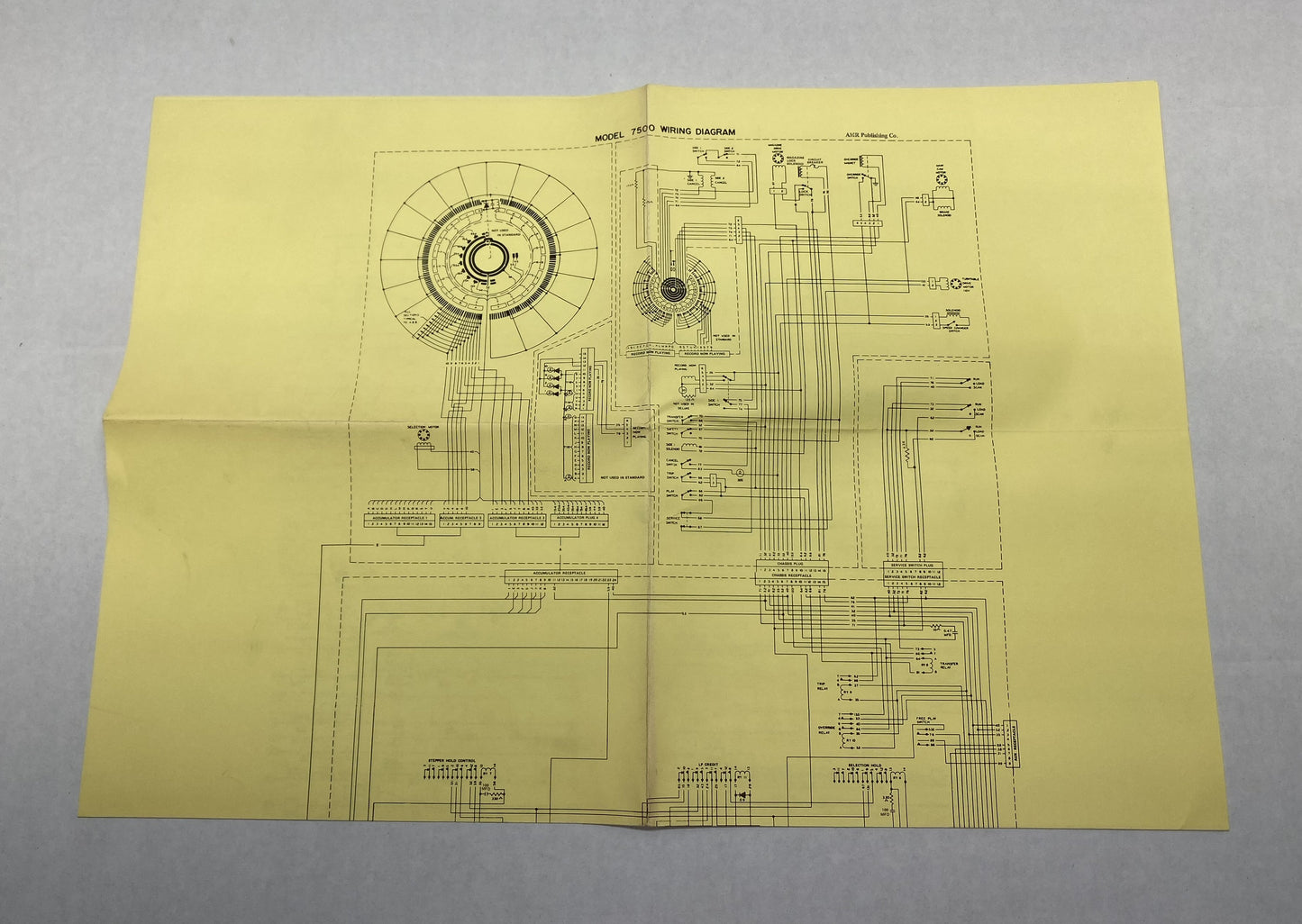 Rock-Ola 7500 Wiring Diagram