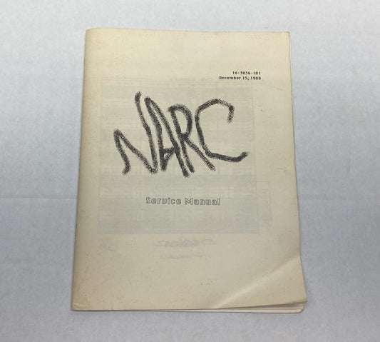 NARC Arcade Manual (w/schematics)