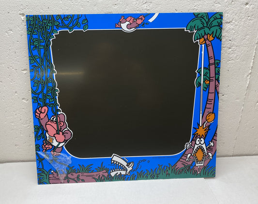 Donkey Kong Jr. Plexi Monitor Bezel (Reproduction)