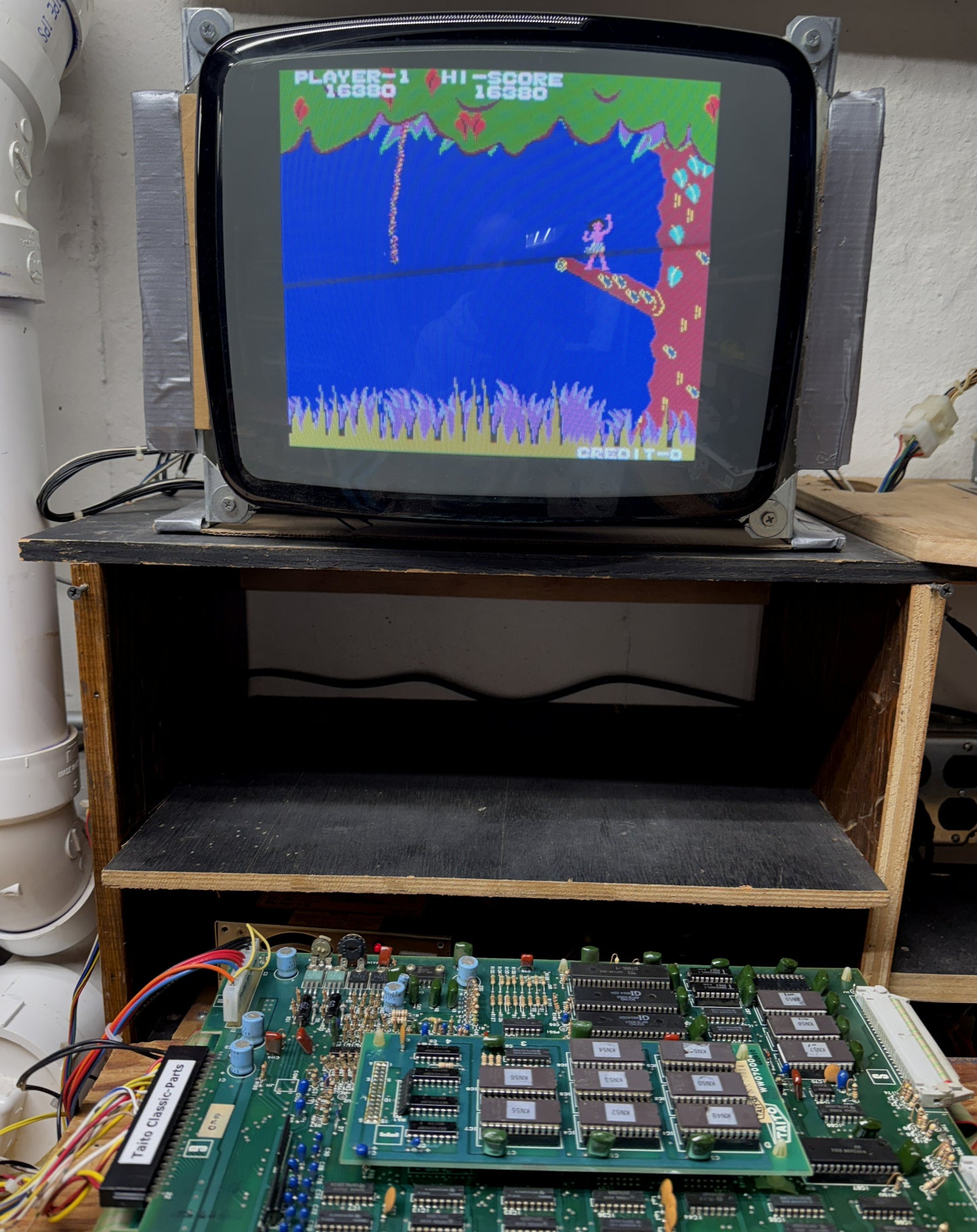 Jungle King Circuit Board, PCB, Works