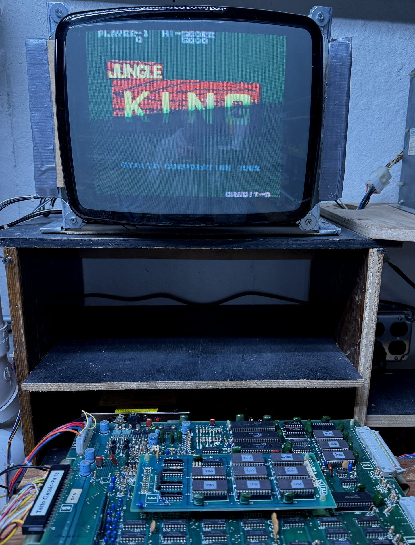 Jungle King Circuit Board, PCB, Works