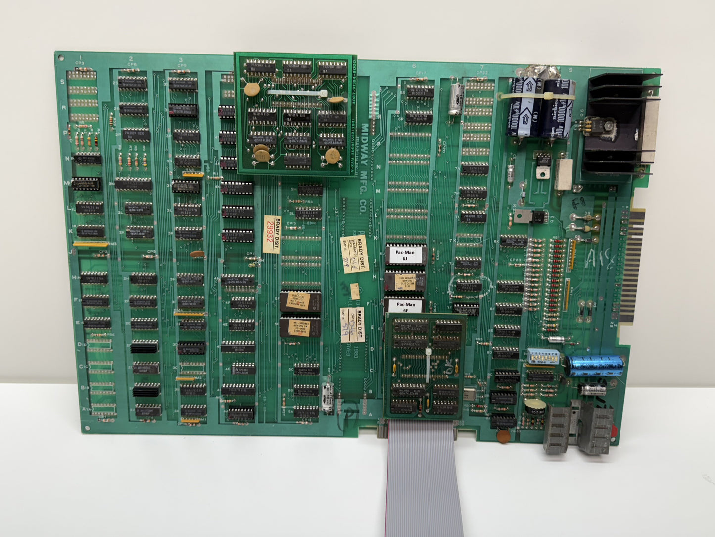 Ms. Pac-Man Arcade Circuit Board, Working