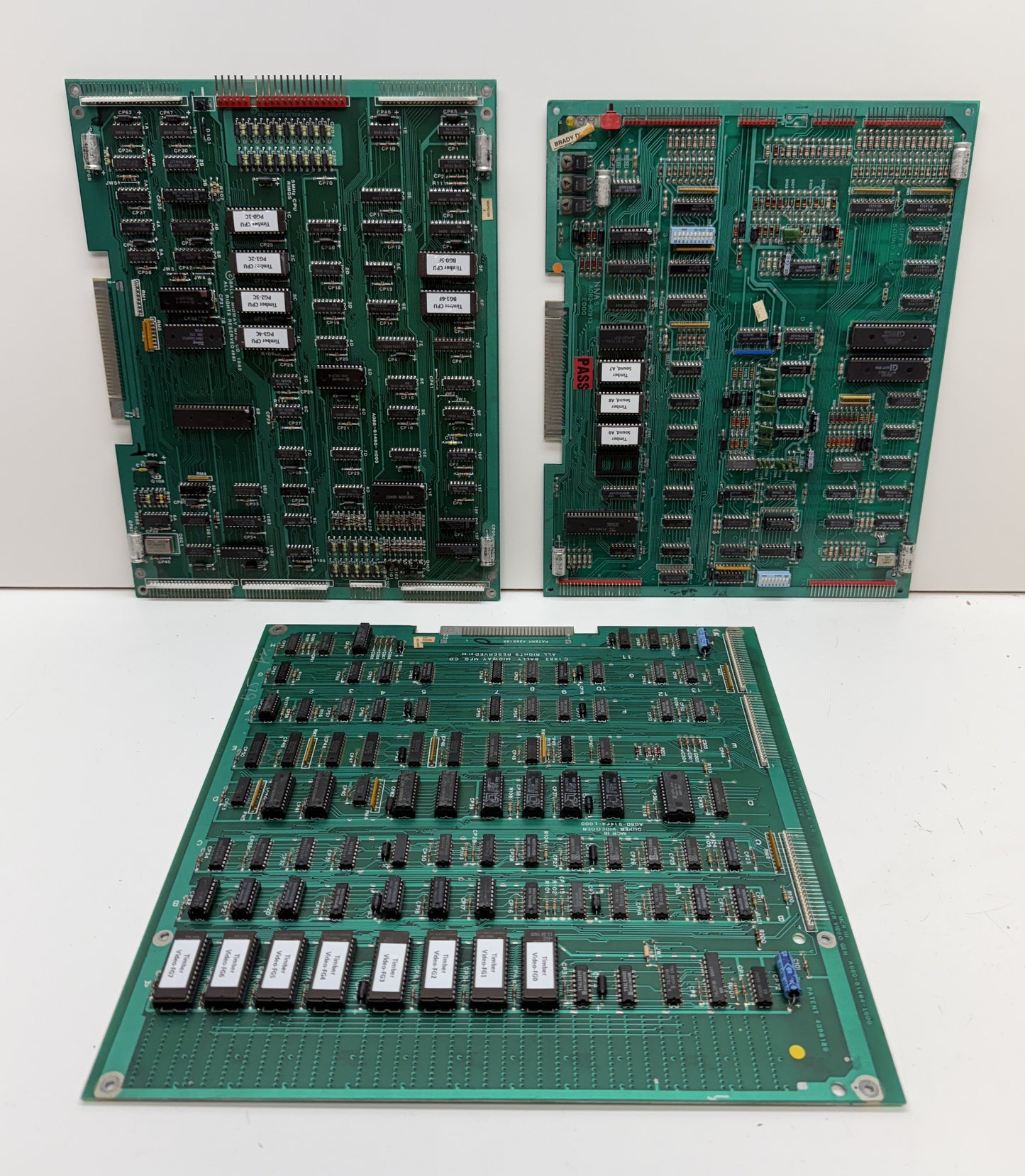 Timber Arcade Boardset, Works