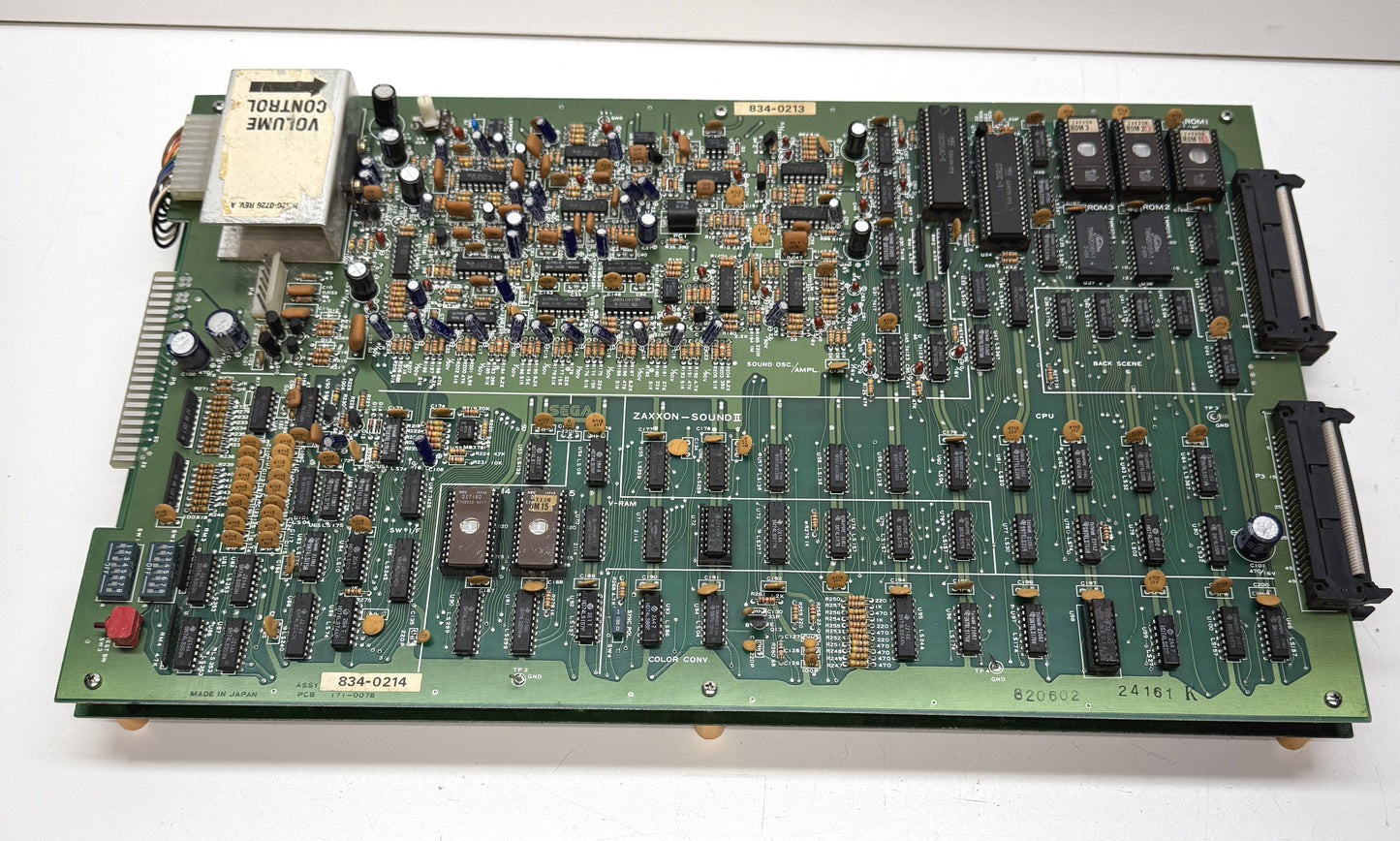 Zaxxon Circuit Board, Works