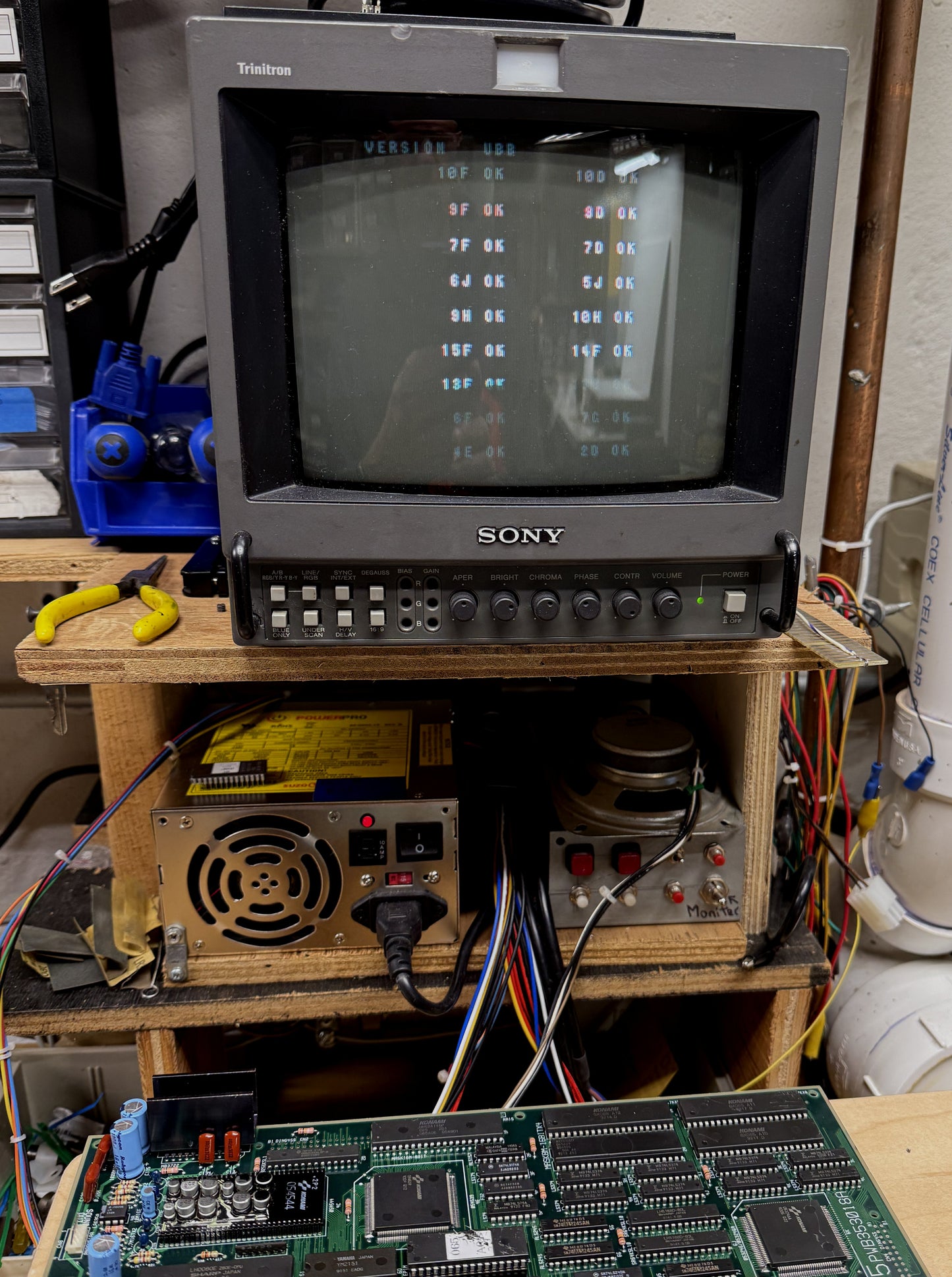 X-Men 4-Player Jamma Board with Sound Issues
