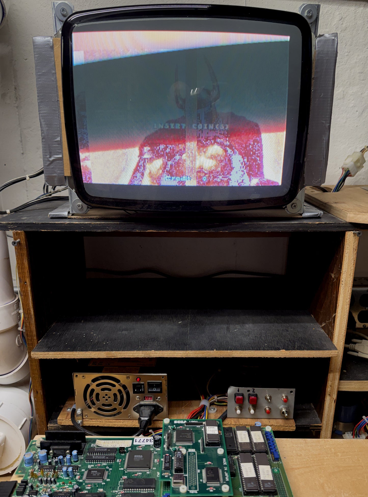 Golden Axe 2 Sega System 32 Boardset, Video Issues