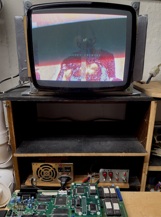 Golden Axe 2 Sega System 32 Boardset, Video Issues