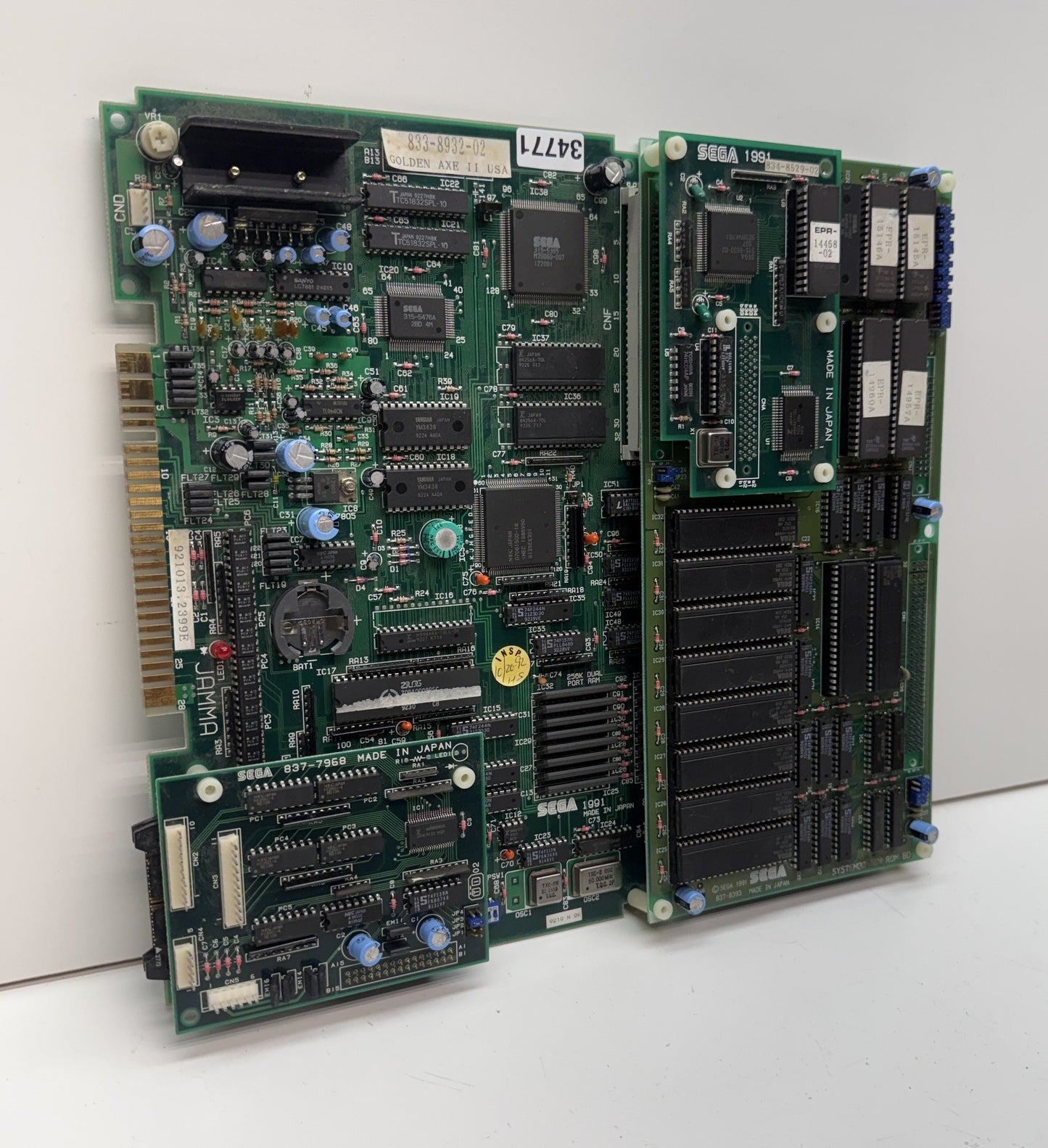 Golden Axe 2 Sega System 32 Boardset, Video Issues