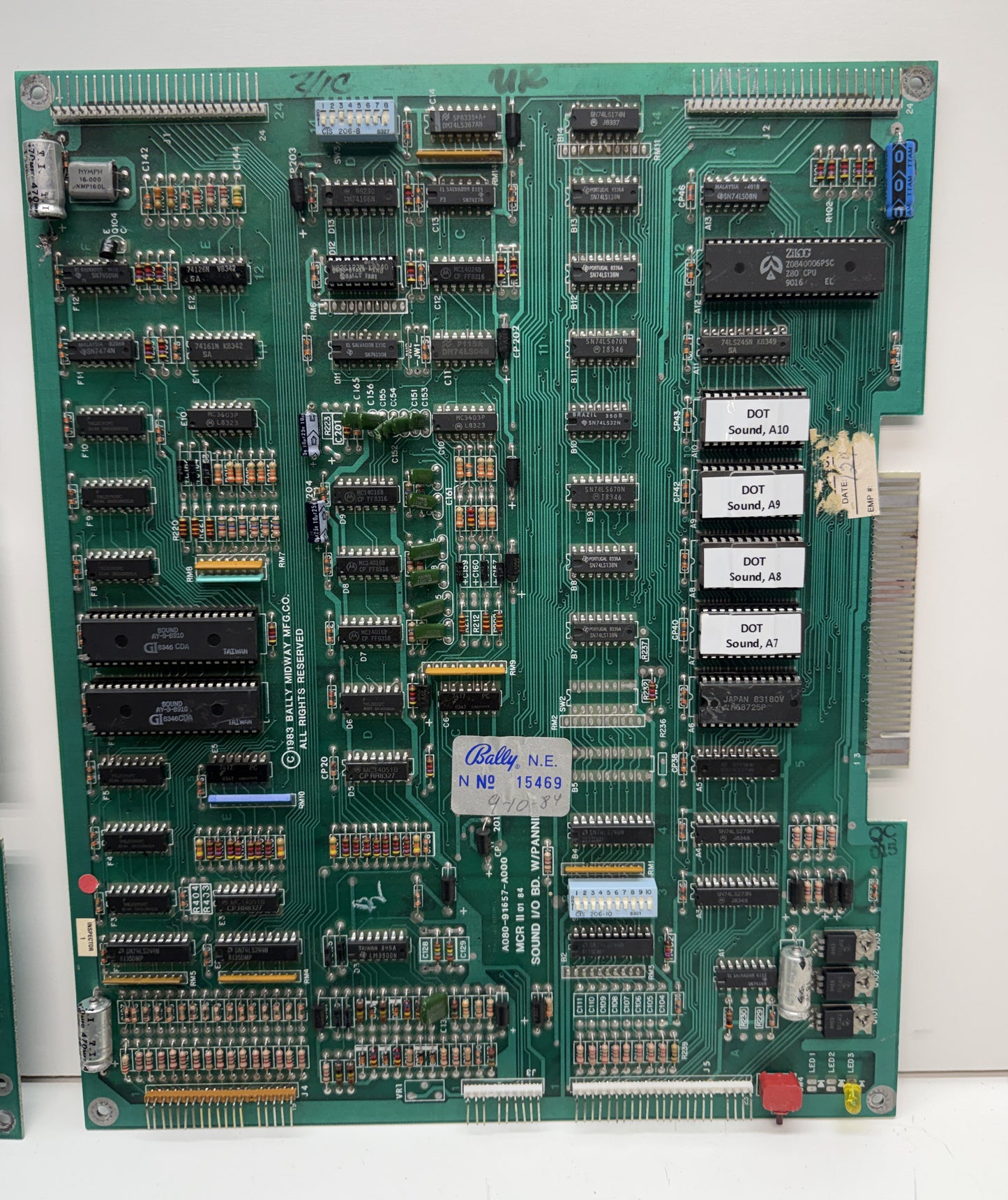 Discs of Tron Upright Circuit Board, Works