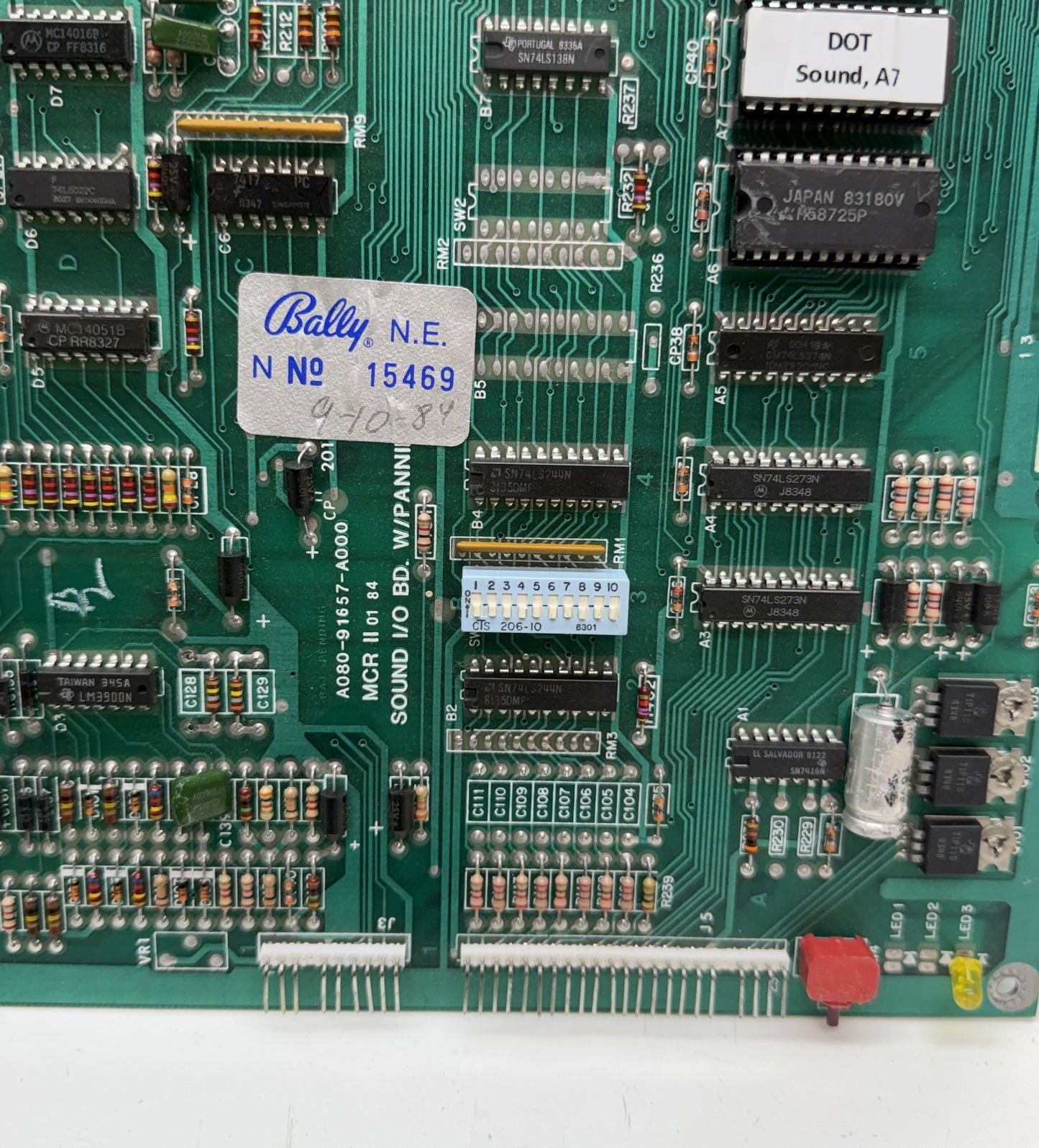 Discs of Tron Upright Circuit Board, Works