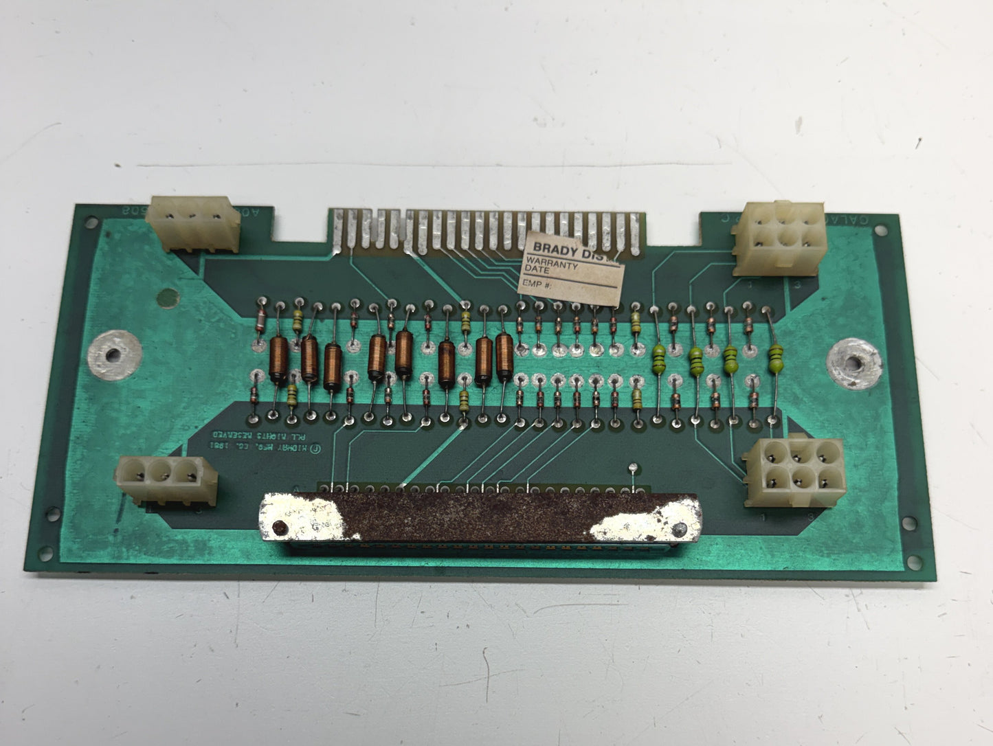Galaga Filter Board