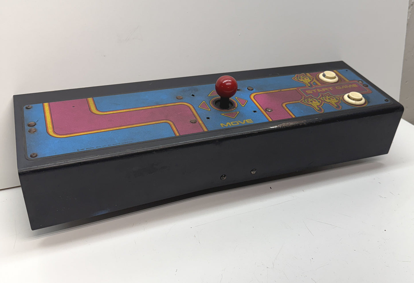 Ms. Pac-Man Upright Control Panel