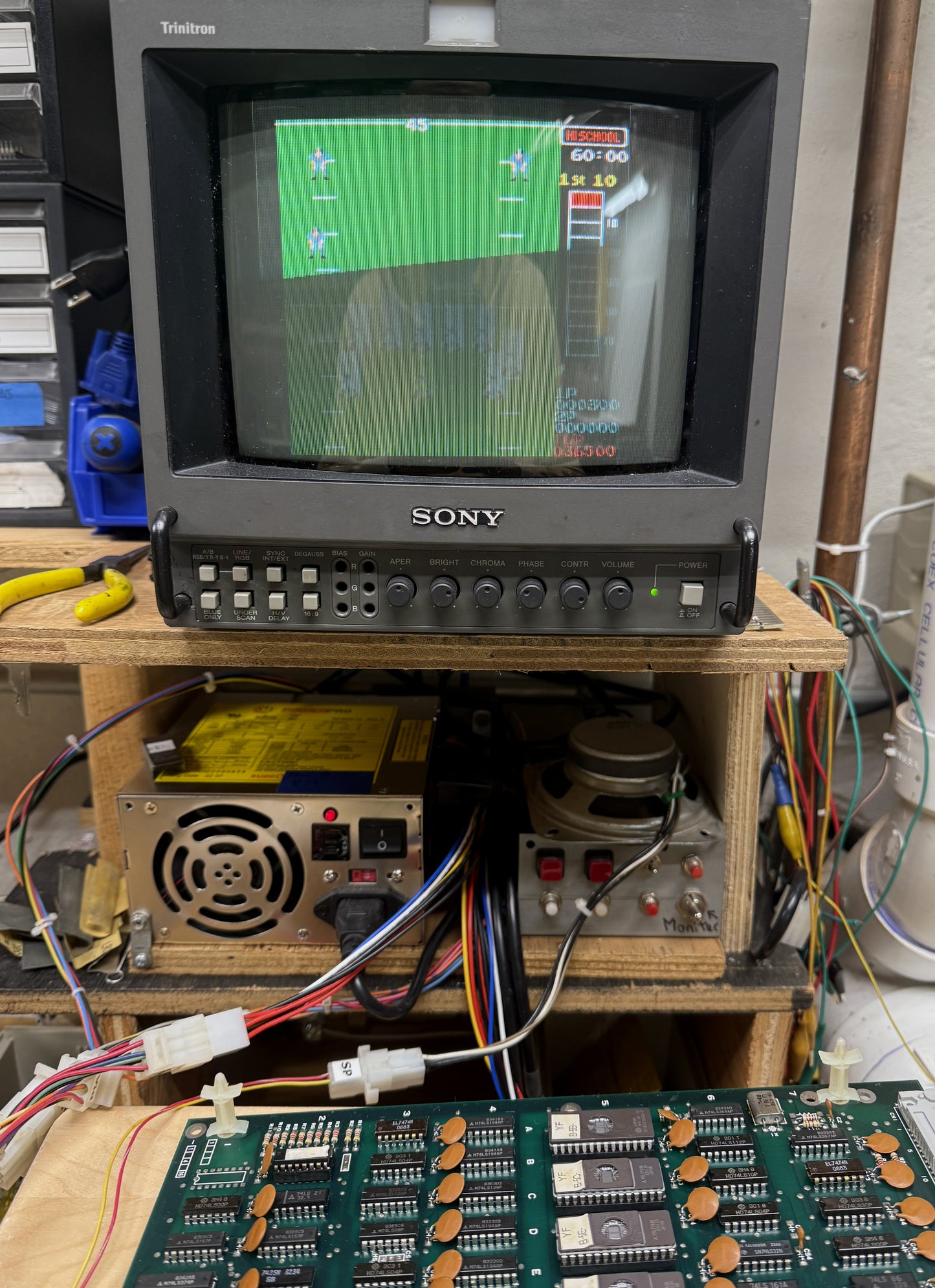 10 Yard Fight Circuit Board for Repair