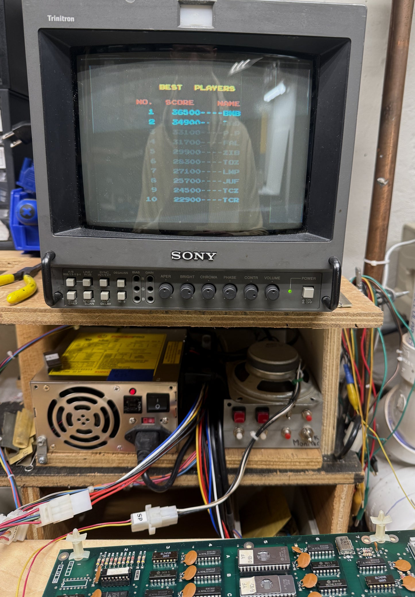 10 Yard Fight Circuit Board for Repair