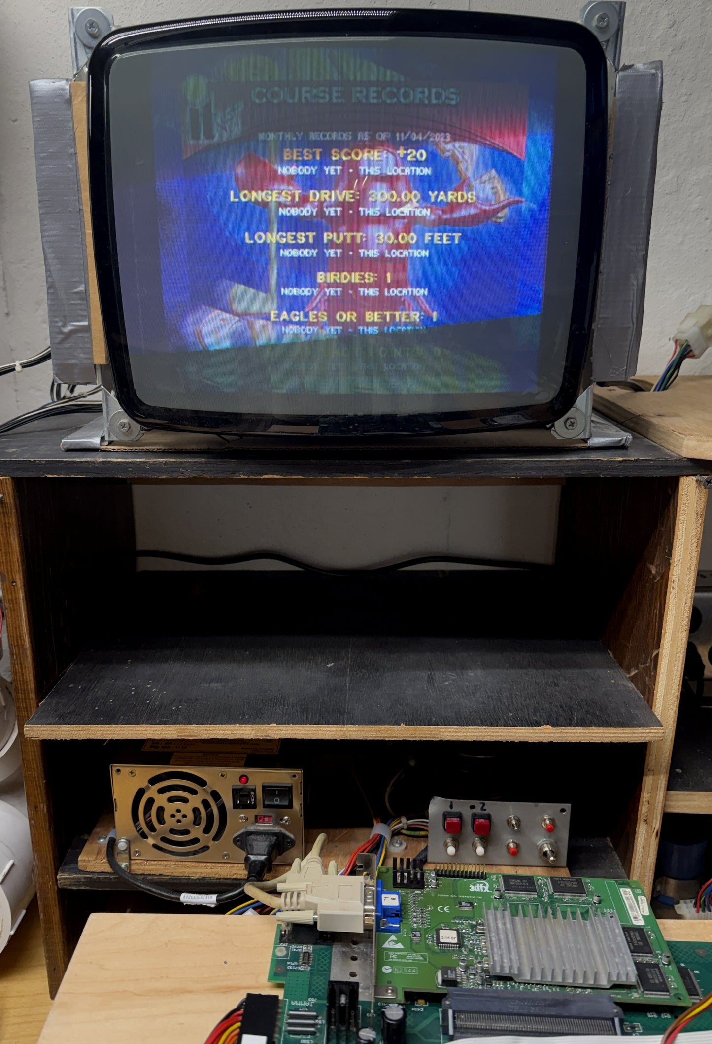 Golden Tee Fore 2003 Circuit Board, Works