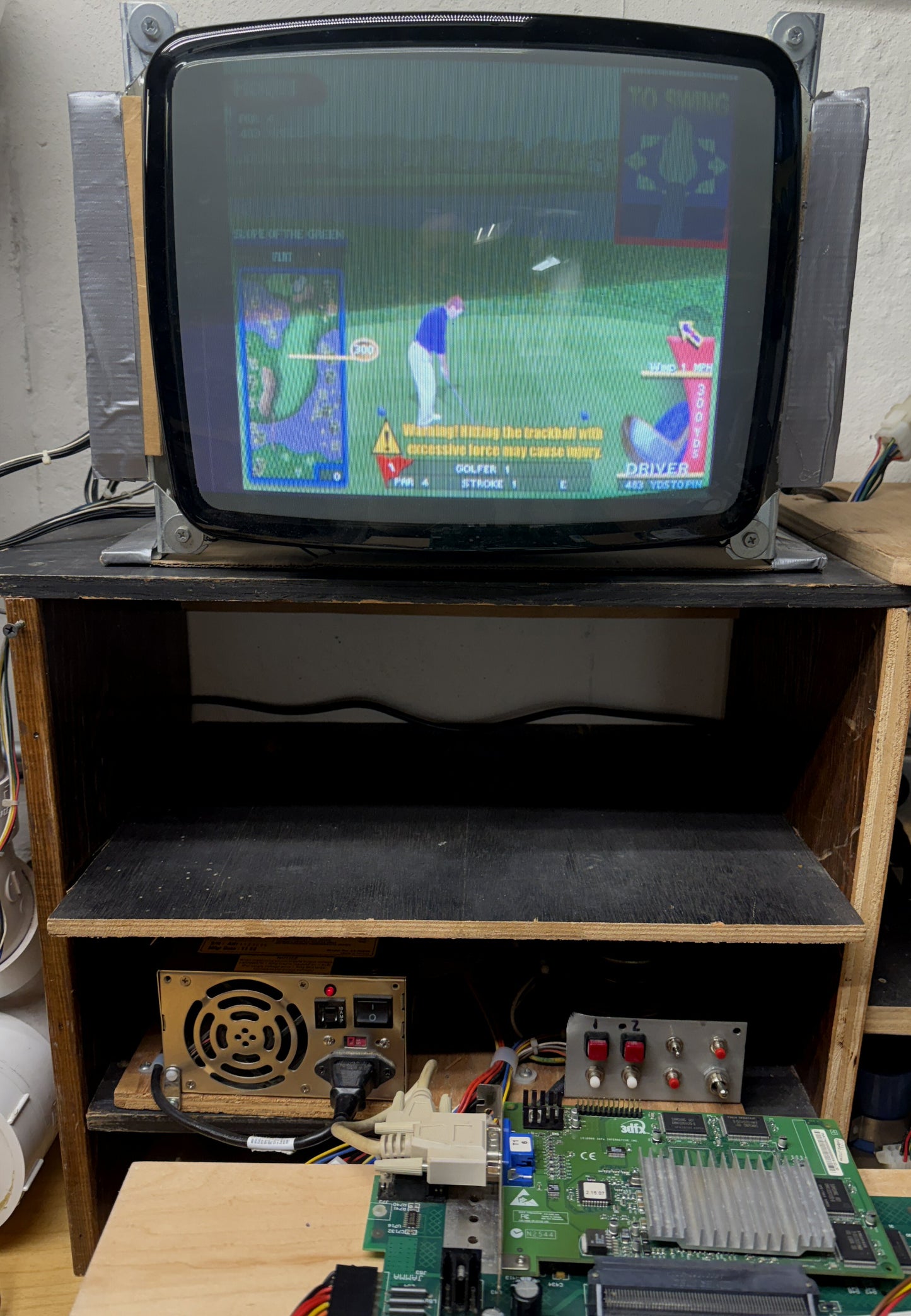 Golden Tee Fore 2003 Circuit Board, Works