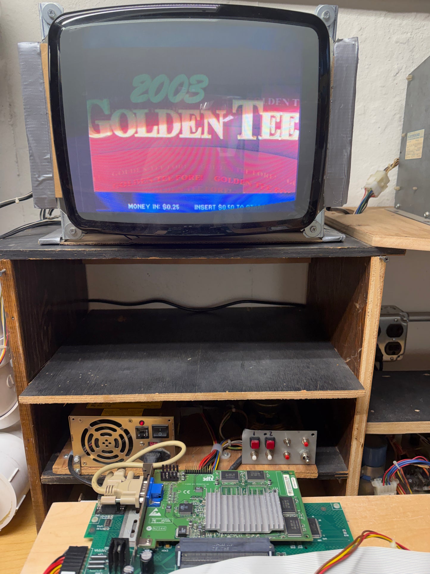Golden Tee Fore 2003 Circuit Board, Works