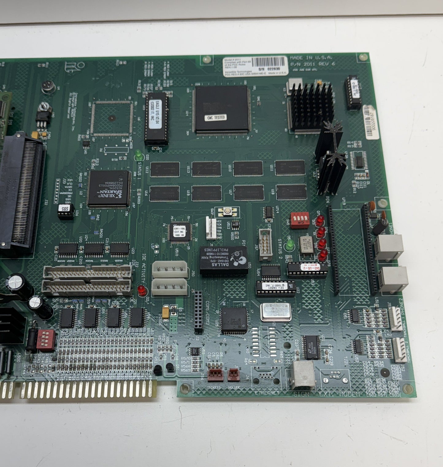 Golden Tee Fore 2003 Circuit Board, Works