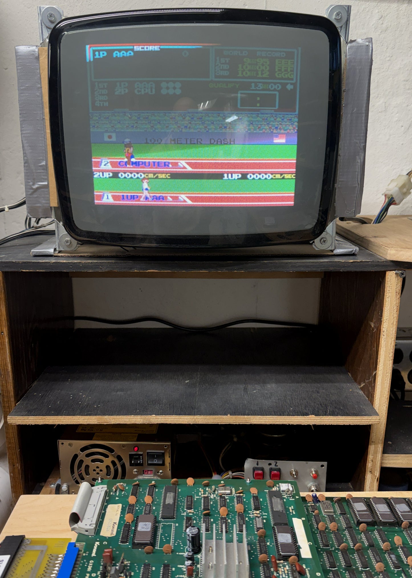 Track & Field Circuit Board, Works