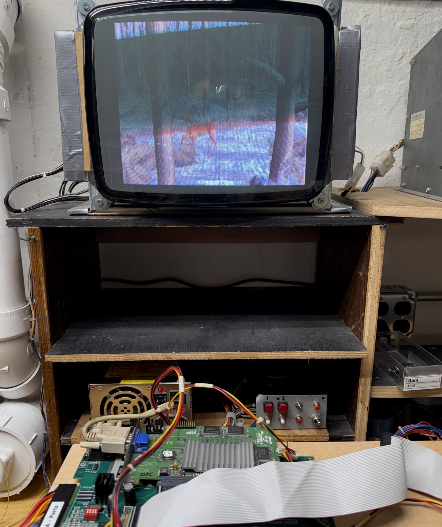 Big Buck Hunter Circuit Board, Working