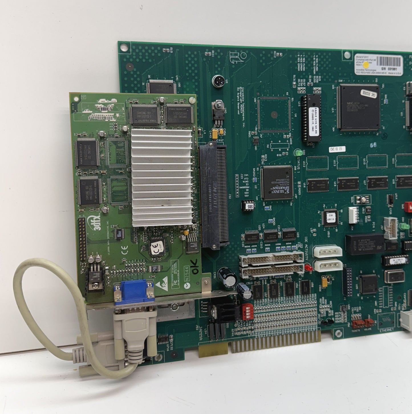 Big Buck Hunter Circuit Board, Working