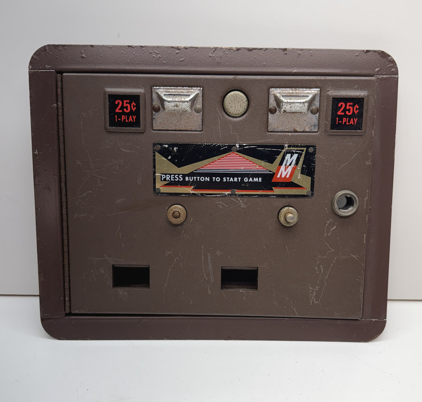 Midway Brown Coin Door
