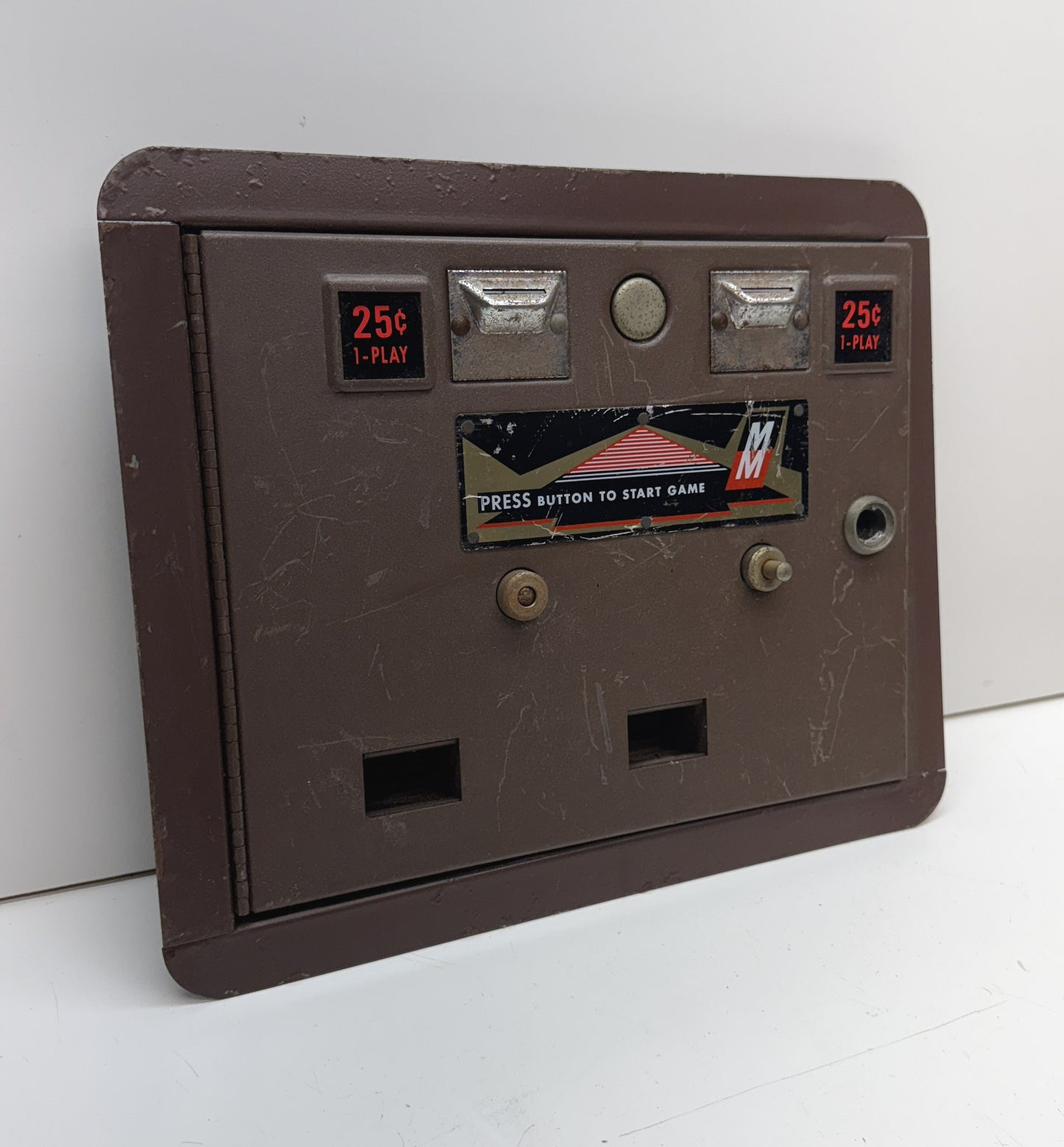 Midway Brown Coin Door