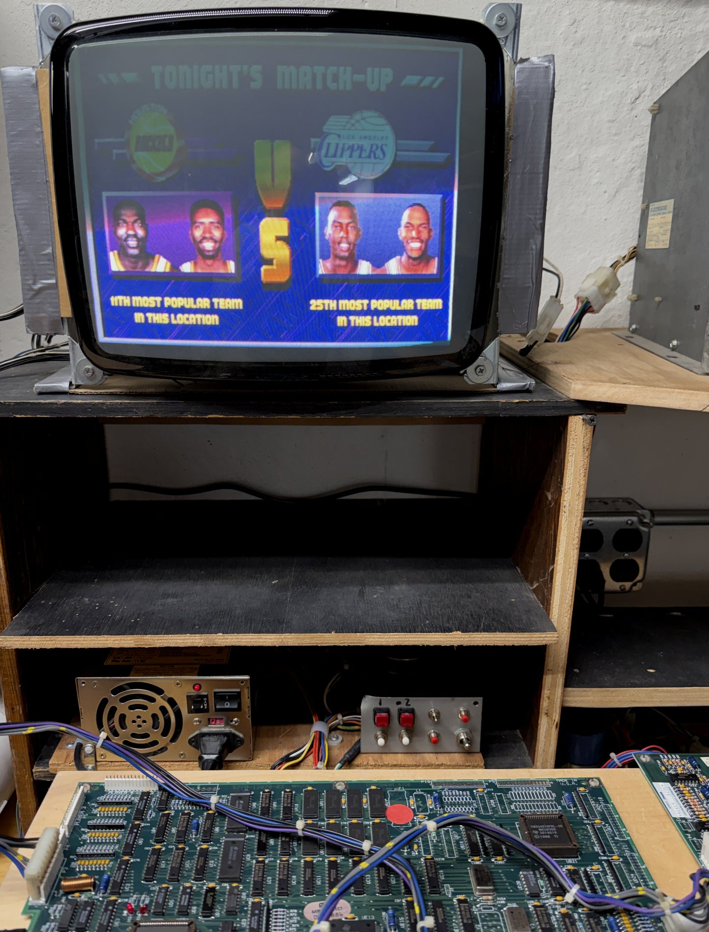 NBA Jam Jamma Circuit Board, Works