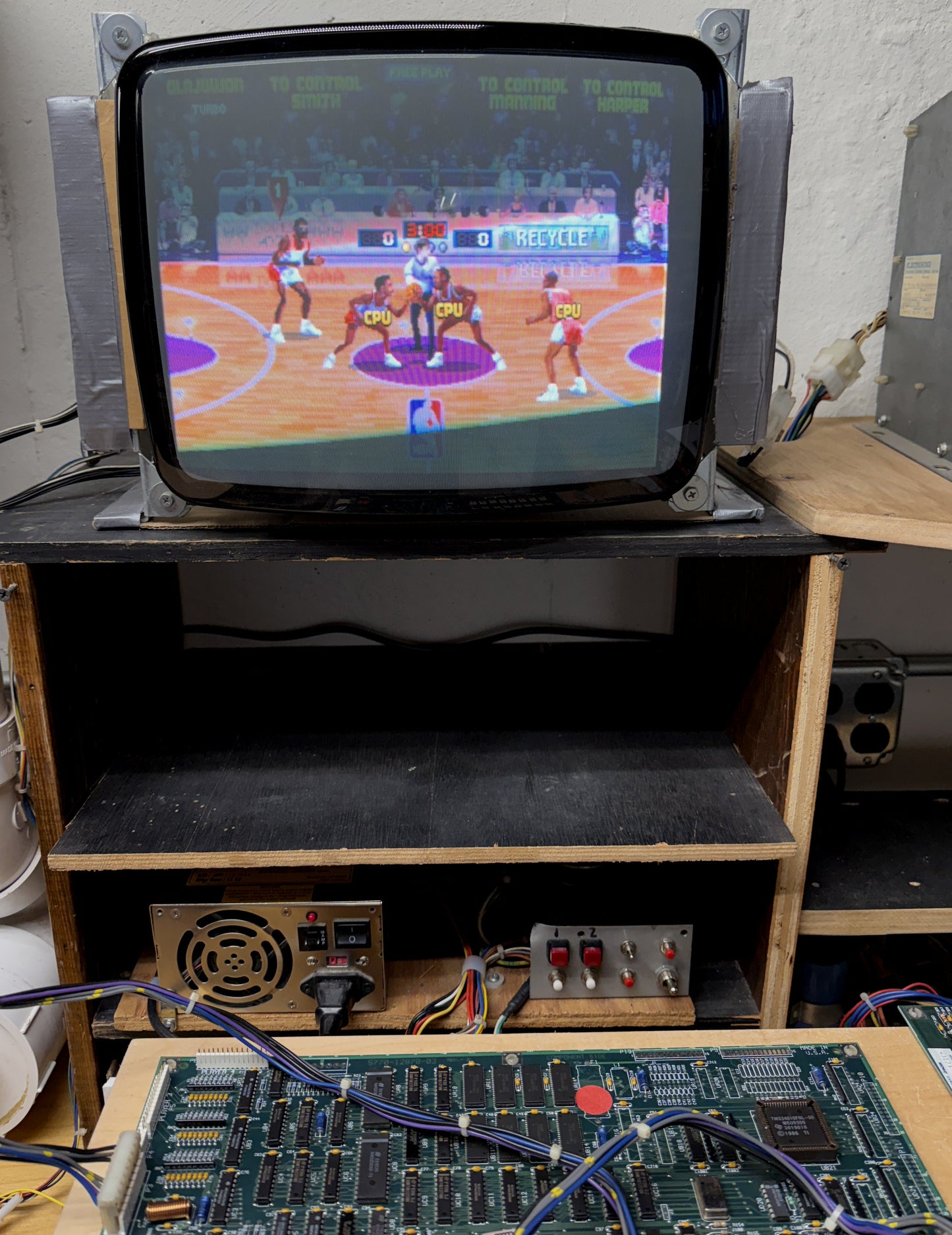 NBA Jam Jamma Circuit Board, Works