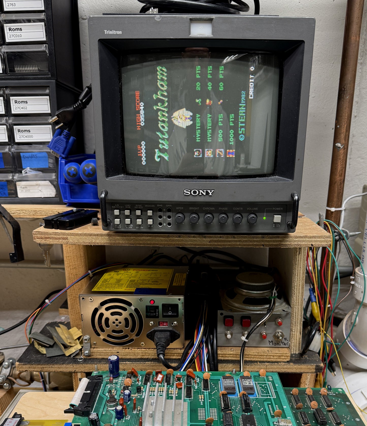 Tutankham Circuit Board, Works