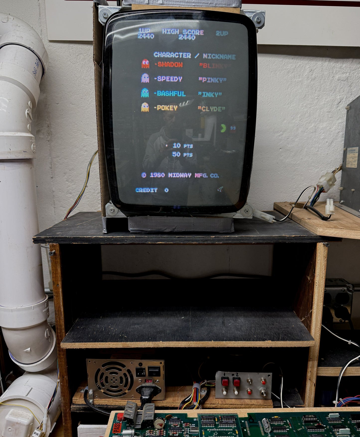 Pac-Man Circuit Board, Working