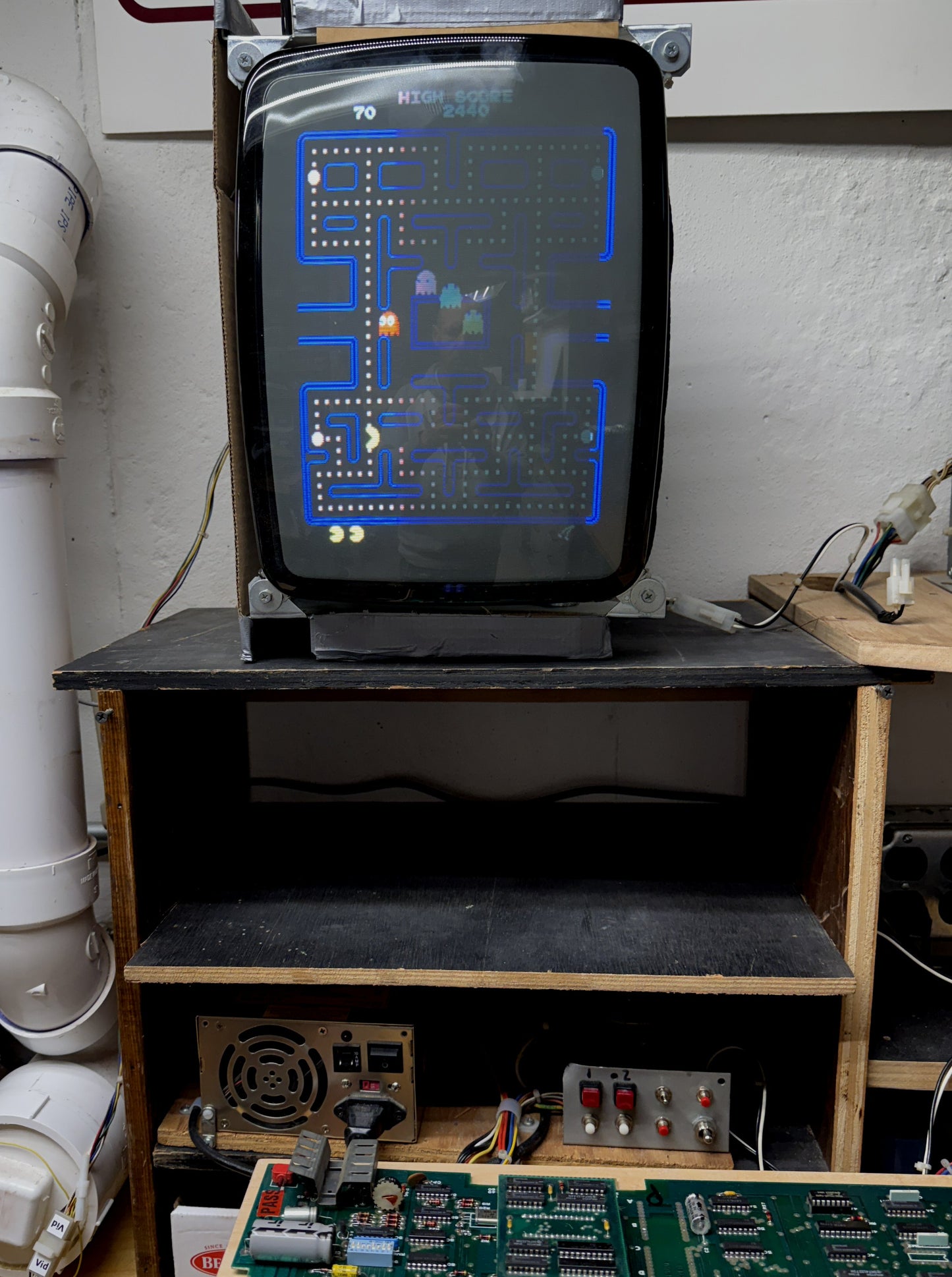 Pac-Man Circuit Board, Working