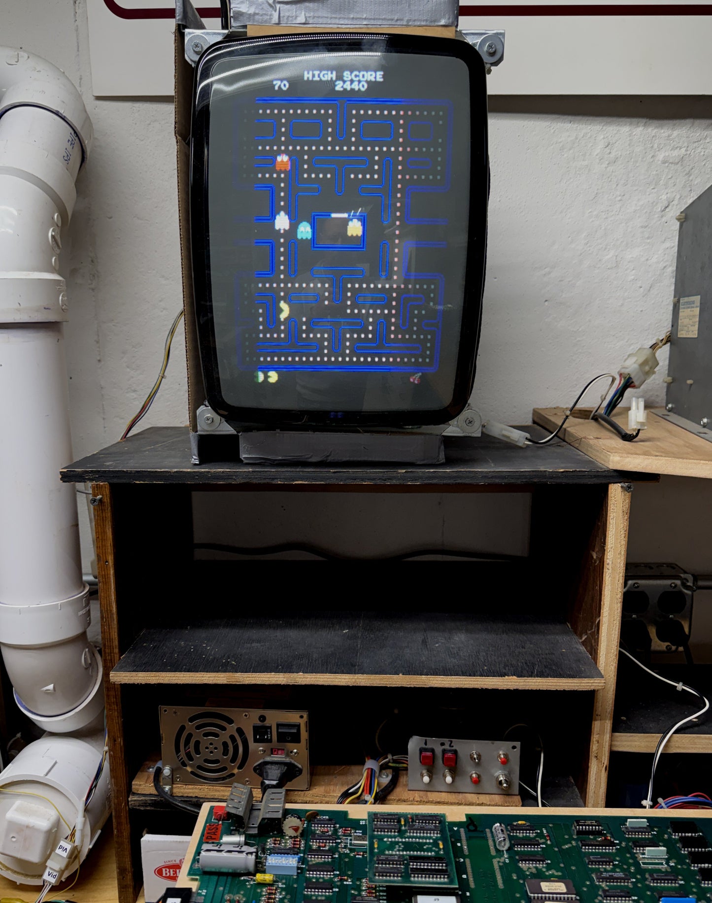 Pac-Man Circuit Board, Working