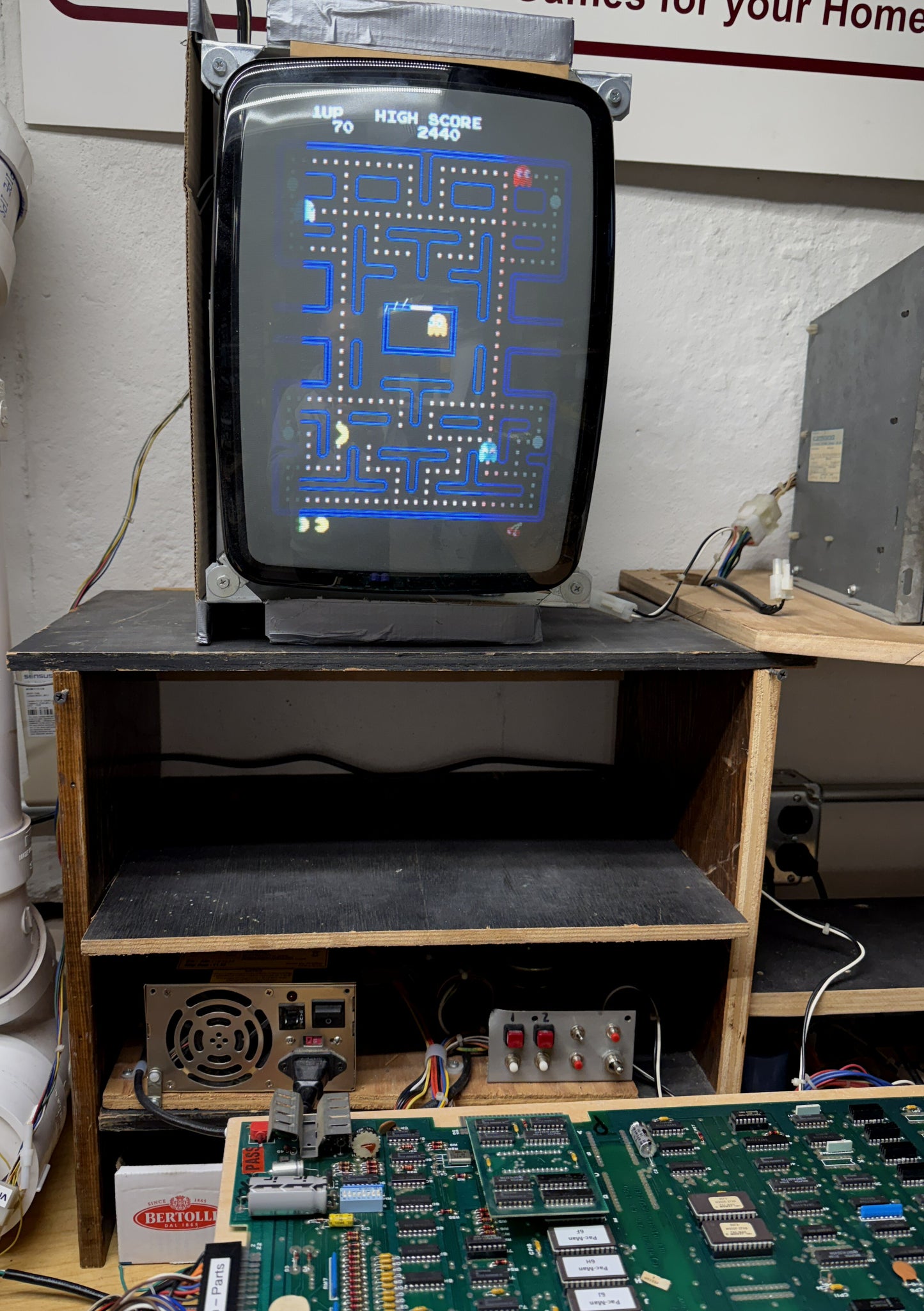 Pac-Man Circuit Board, Working