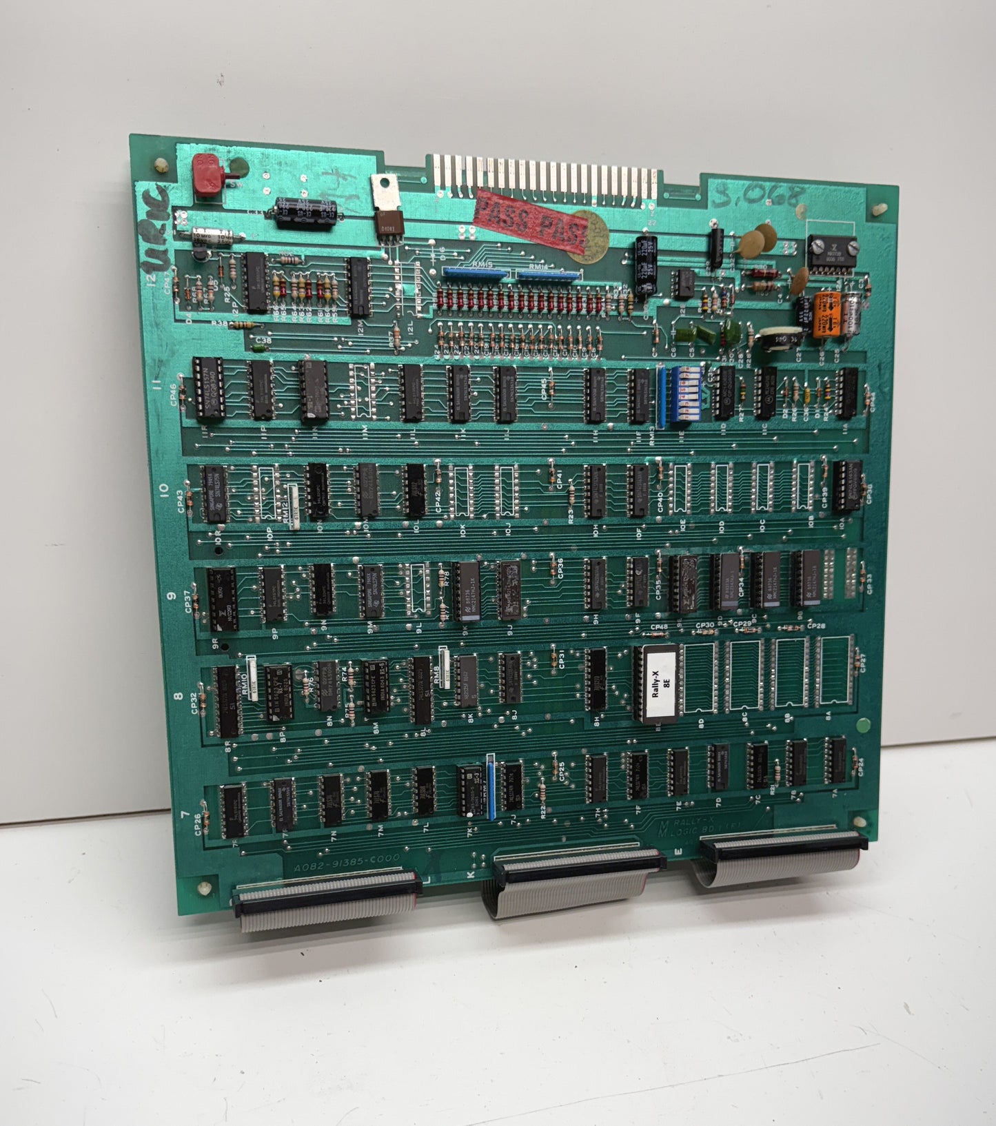 Rally-X Circuit Board, Working