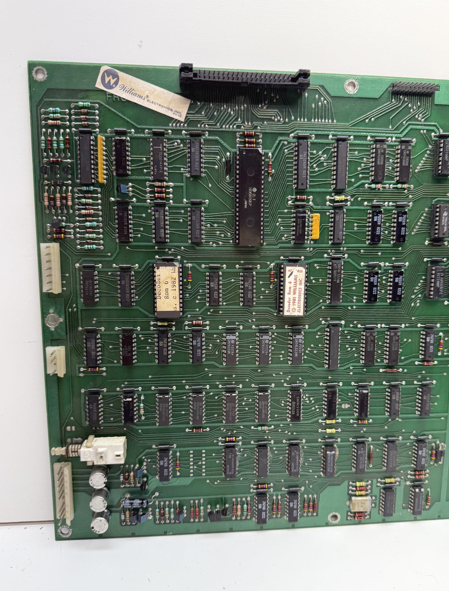 Williams CPU Board, Rev. C, Working