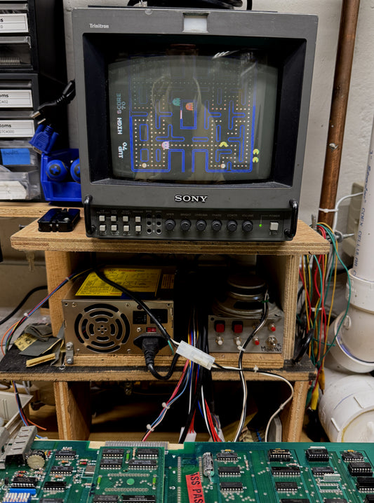 Pac-Man Circuit Board, Works