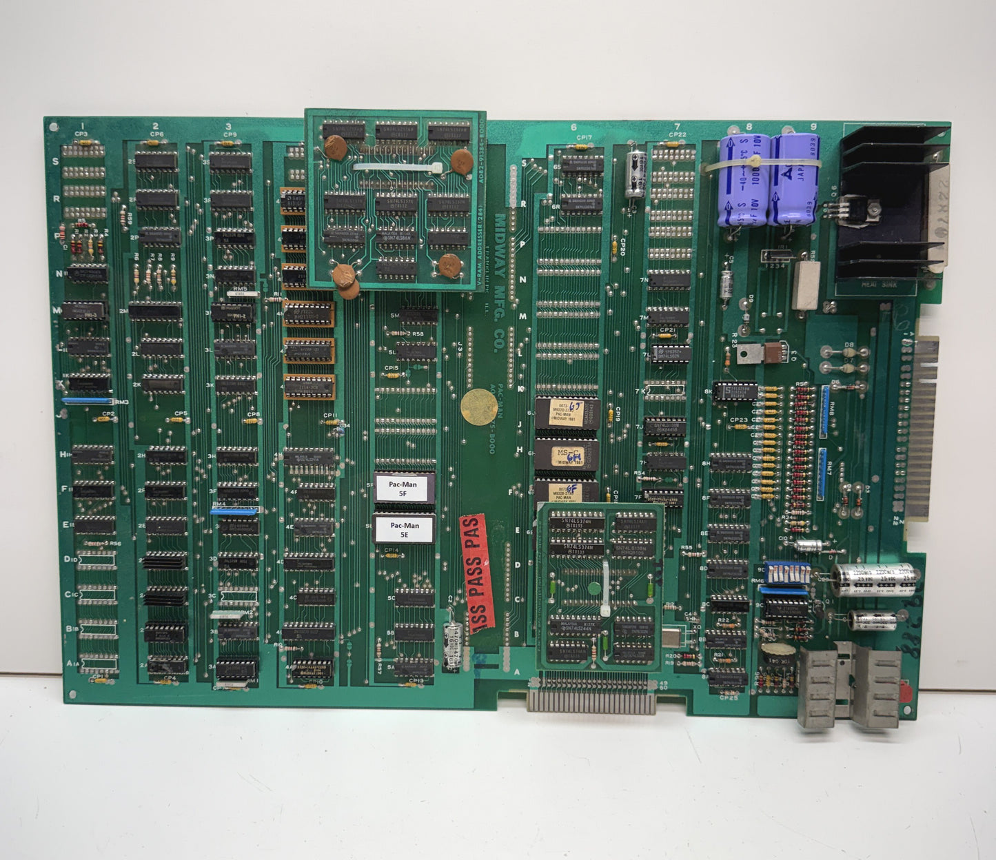 Pac-Man Circuit Board, Works