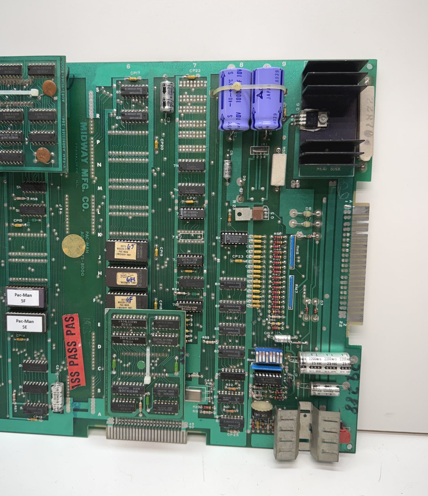Pac-Man Circuit Board, Works