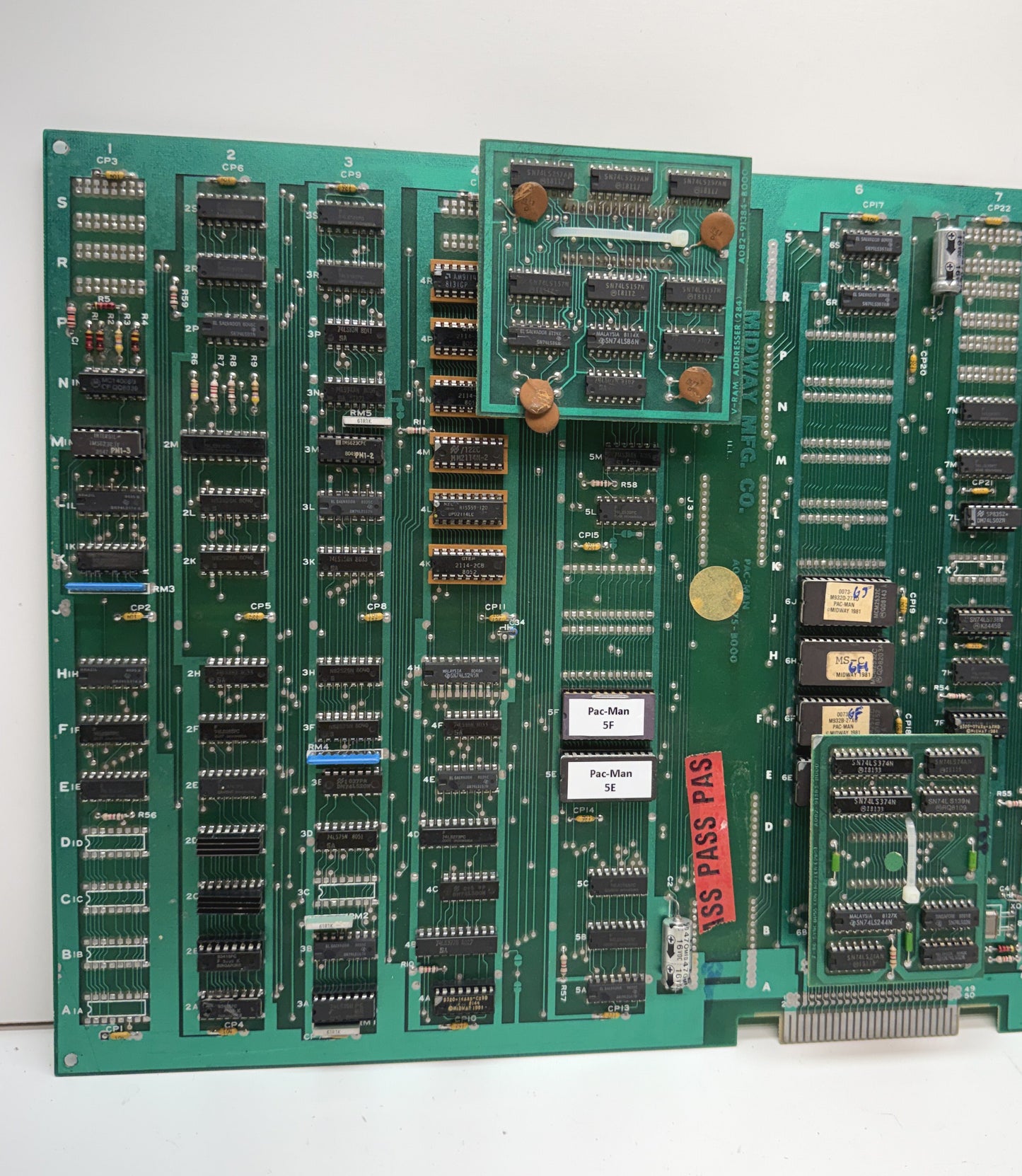 Pac-Man Circuit Board, Works