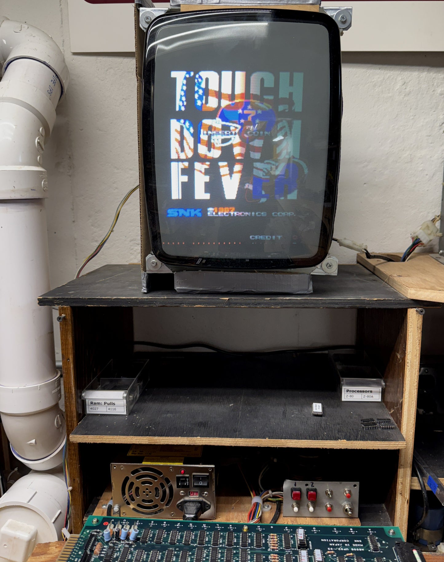 Touchdown Fever Jamma Circuit Board, Works
