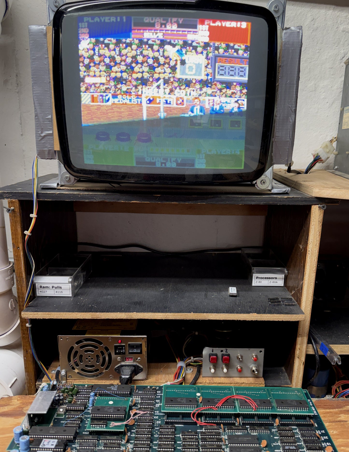 Gold Medalist Jamma Circuit Board, Working