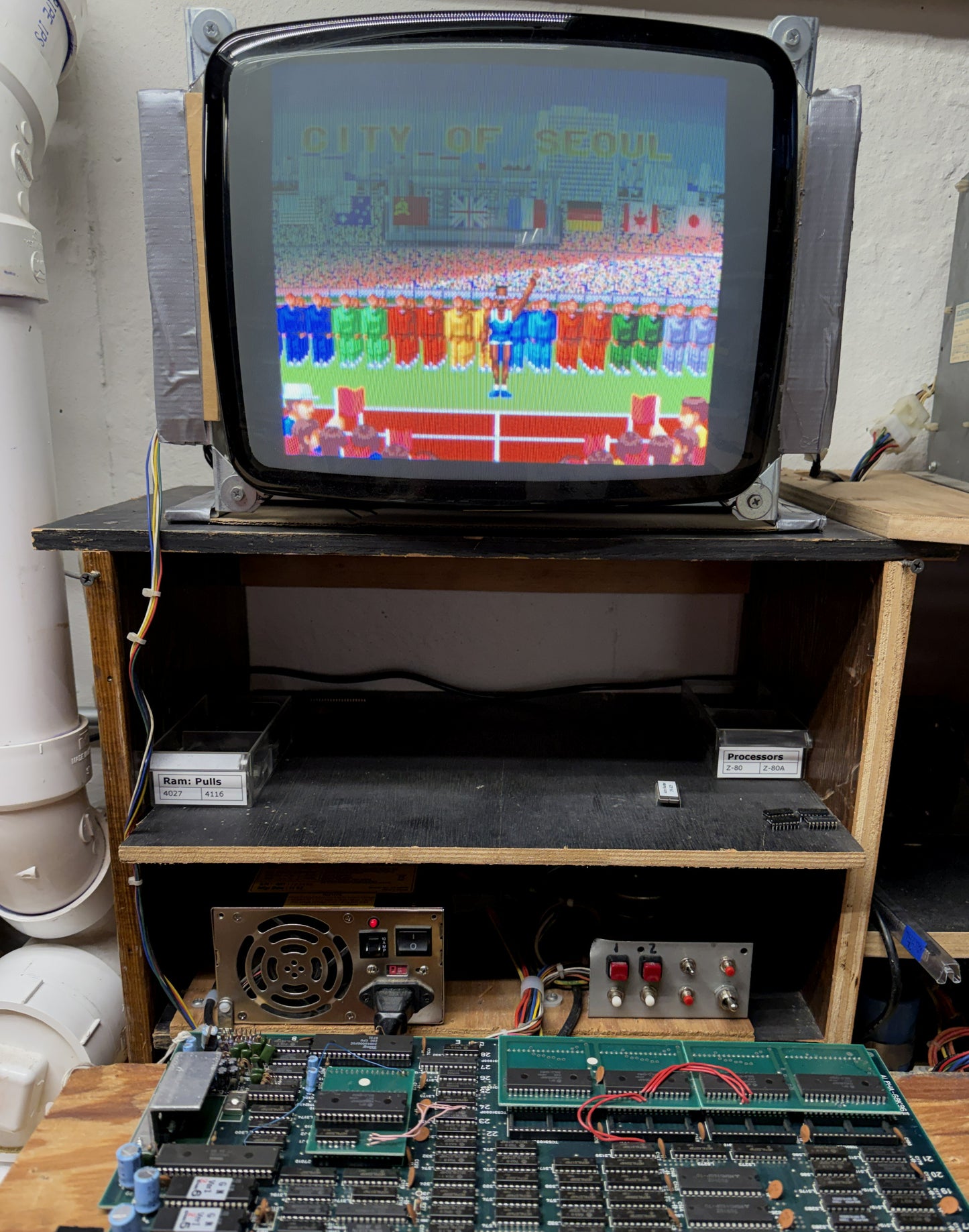 Gold Medalist Jamma Circuit Board, Working